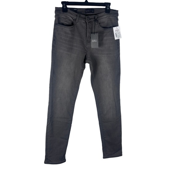 Caliville Other - Caliville Mens Slim Fit Jeans Denim Dark Grey TC6059ST Size Small NWT